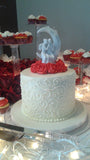 CAKE rosette style, rectangular 11” x 17”(various sizes and prices available)