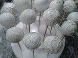 CAKEPOPS with gold ribbon