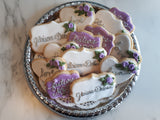 Bridal/ wedding COOKIES  royal icing DECORATED -COOKIES, 1 dozen
