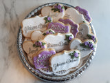 Bridal/ wedding COOKIES  royal icing DECORATED -COOKIES, 1 dozen