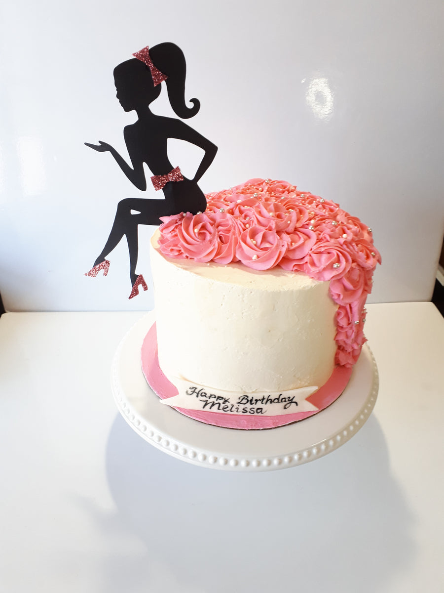 CAKE TOPPER fashion girl silhouette (CUSTOM DESIGNS) – 23sweets