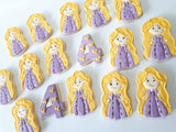 PRINCESS THEMED COOKIES  royal icing DECORATED -COOKIES
