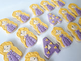 PRINCESS THEMED COOKIES  royal icing DECORATED -COOKIES