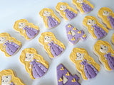 PRINCESS THEMED COOKIES  royal icing DECORATED -COOKIES
