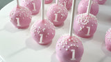 Birthday CAKE POPS (1 Dozen) cakepops, baby first birthday