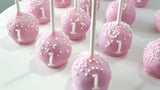 Birthday CAKE POPS (1 Dozen) cakepops, baby first birthday