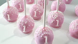 Birthday CAKE POPS (1 Dozen) cakepops, baby first birthday