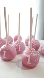 Birthday CAKE POPS (1 Dozen) cakepops, baby first birthday