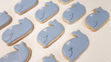 COOKIES  OCEAN  CREATURE themed, royal icing DECORATED -COOKIES