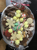 CHRISTMAS COOKIE ASSORTMENT #1 cookie trays, 24 cookies