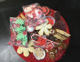 CHRISTMAS COOKIE ASSORTMENT #1 cookie trays, 24 cookies