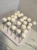 150 white weddingCAKE POPS, wedding CAKEPOPS, 150 white wedding cake pops for bulk order, shipping included,, restaurants food service industry.
