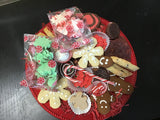 CHRISTMAS COOKIE ASSORTMENT #1 cookie trays, 24 cookies