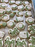 Baby shower “oh baby” themed baby shower COOKIES  FREE SHIPPING royal icing DECORATED -COOKIES