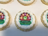 Custom Image COOKIES (any image/ logo) royal icing DECORATED -COOKIES, 1 dozen cookies