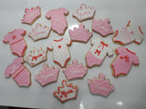 COOKIES  Baby rompers, royal icing DECORATED -COOKIES