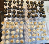 CAKE POPS, CAKEPOPS, 100 cake pops with shipping included, for large events, weddings, corporate events, bulk supply, restaurant supply, coffee shop supply