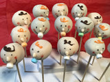 CAKE POPS baby face GENDER REVEAL, gender neutral cake pops