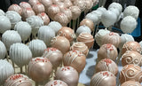150 white weddingCAKE POPS, wedding CAKEPOPS, 150 white wedding cake pops for bulk order, shipping included,, restaurants food service industry.