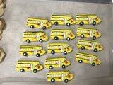 COOKIES royal icing DECORATED -SCHOOL BUS, back to school