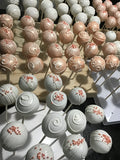 CAKE POPS, CAKEPOPS, 100 cake pops ROSE GOLD with Vanilla flavoured interior