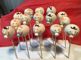 CAKE POPS baby face GENDER REVEAL, gender neutral cake pops