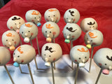 CAKE POPS baby face GENDER REVEAL, gender neutral cake pops