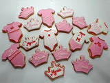 COOKIES  Baby rompers, royal icing DECORATED -COOKIES