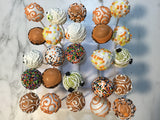 CAKE POPS, CAKEPOPS, 100 pastel RAINBOW cake pops for bulk order, restaurants food service industry.