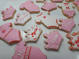 COOKIES  Baby rompers, royal icing DECORATED -COOKIES