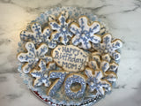 COOKIES royal icing DECORATED -WINTER ONEDERLAND