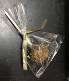 CAKEPOPS with gold ribbon