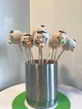 CAKE POPS baby face GENDER REVEAL, gender neutral cake pops