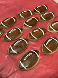 COOKIES royal icing DECORATED FOOTBALLS