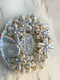 COOKIES  royal icing DECORATED -WINTER BIRTHDAY COOKIES