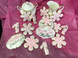 COOKIES  royal icing DECORATED -WINTER BIRTHDAY COOKIES