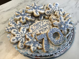 COOKIES royal icing DECORATED -WINTER ONEDERLAND