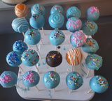 CAKE POPS, CAKEPOPS, 100 pastel RAINBOW cake pops for bulk order, restaurants food service industry.