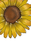 Sunflower wall art Poster, yellow and brown floral art,