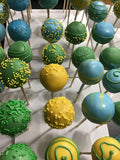 CAKEPOPS with gold ribbon