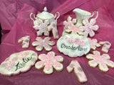COOKIES royal icing DECORATED Engagement bridal wedding COOKIES