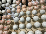 CAKE POPS, CAKEPOPS, 100 cake pops ROSE GOLD with Vanilla flavoured interior