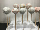 CAKEPOPS with gold ribbon