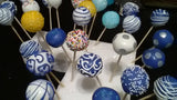 CAKEPOPS with gold ribbon