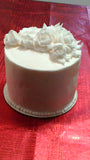 Wedding cake, cutting cake,8 inch cake, simple tower topper cake, with buttercream roses