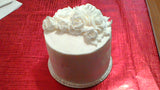 Wedding cake, cutting cake,8 inch cake, simple tower topper cake, with buttercream roses