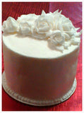 CAKE rosette style, rectangular 11” x 17”(various sizes and prices available)