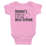 Infant Bodysuit, onesie, undershirt, Nonno's new best Friend baby shirt, infant onesie, baby gift, baby shower