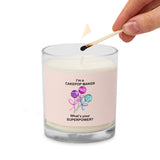CANDLE for cakepop maker, festive candle Glass jar soy wax unscented candle, gift for her, housewarming gift, Christmas gift