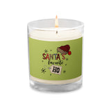 CANDLE Santa's favorite Ho, candle Glass jar soy wax candle, gift for her, housewarming gift, Christmas gift